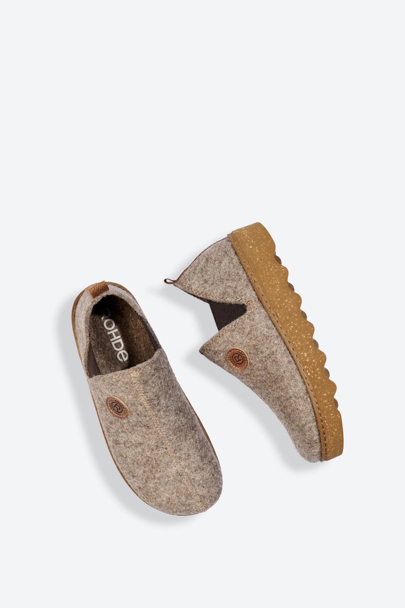Rohde Foggia Bootie - Filz - Beige