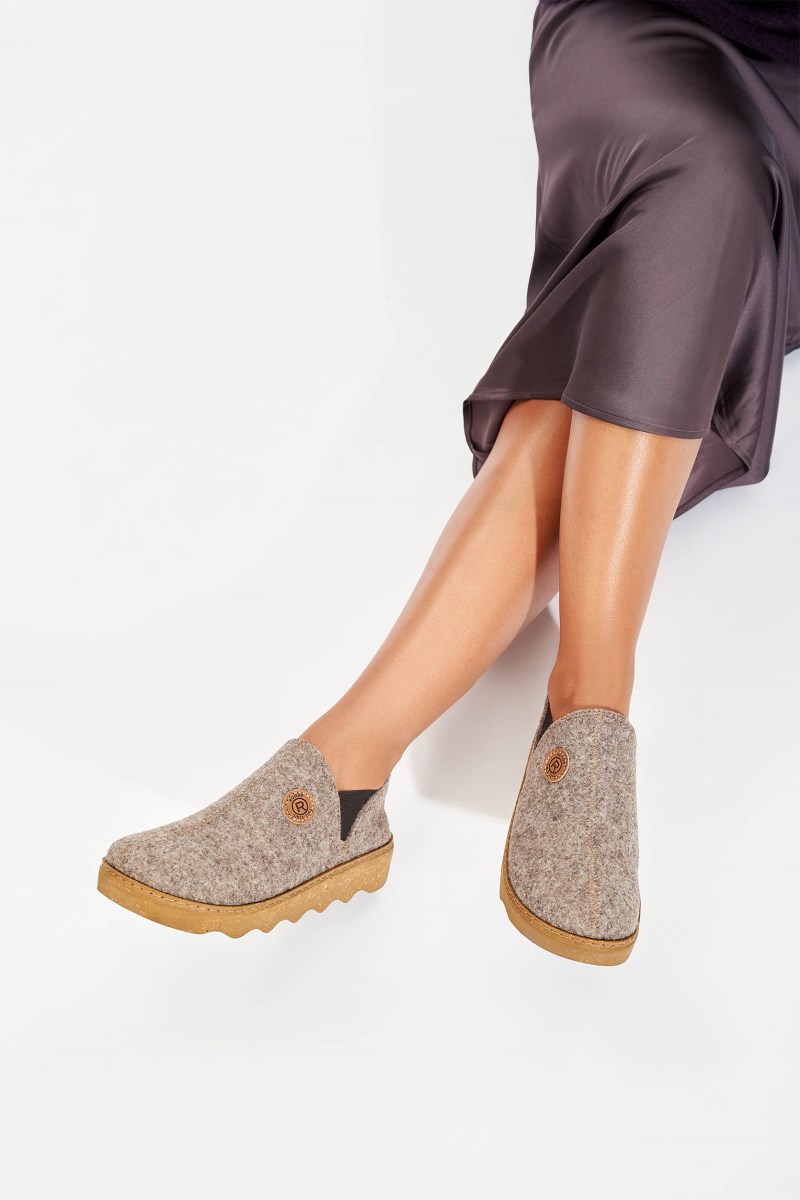 Rohde Foggia Bootie - Filz - Beige