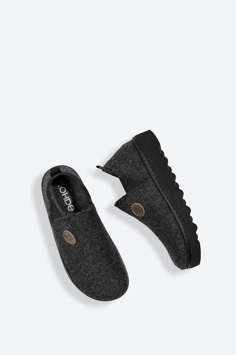 Rohde Foggia Bootie - Filz - Anthrazit