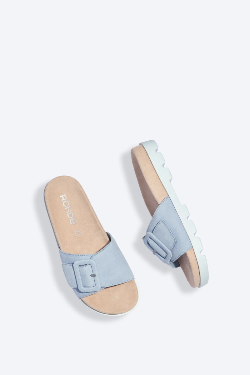 Rohde Venezia Einriemer - Velours - Blau