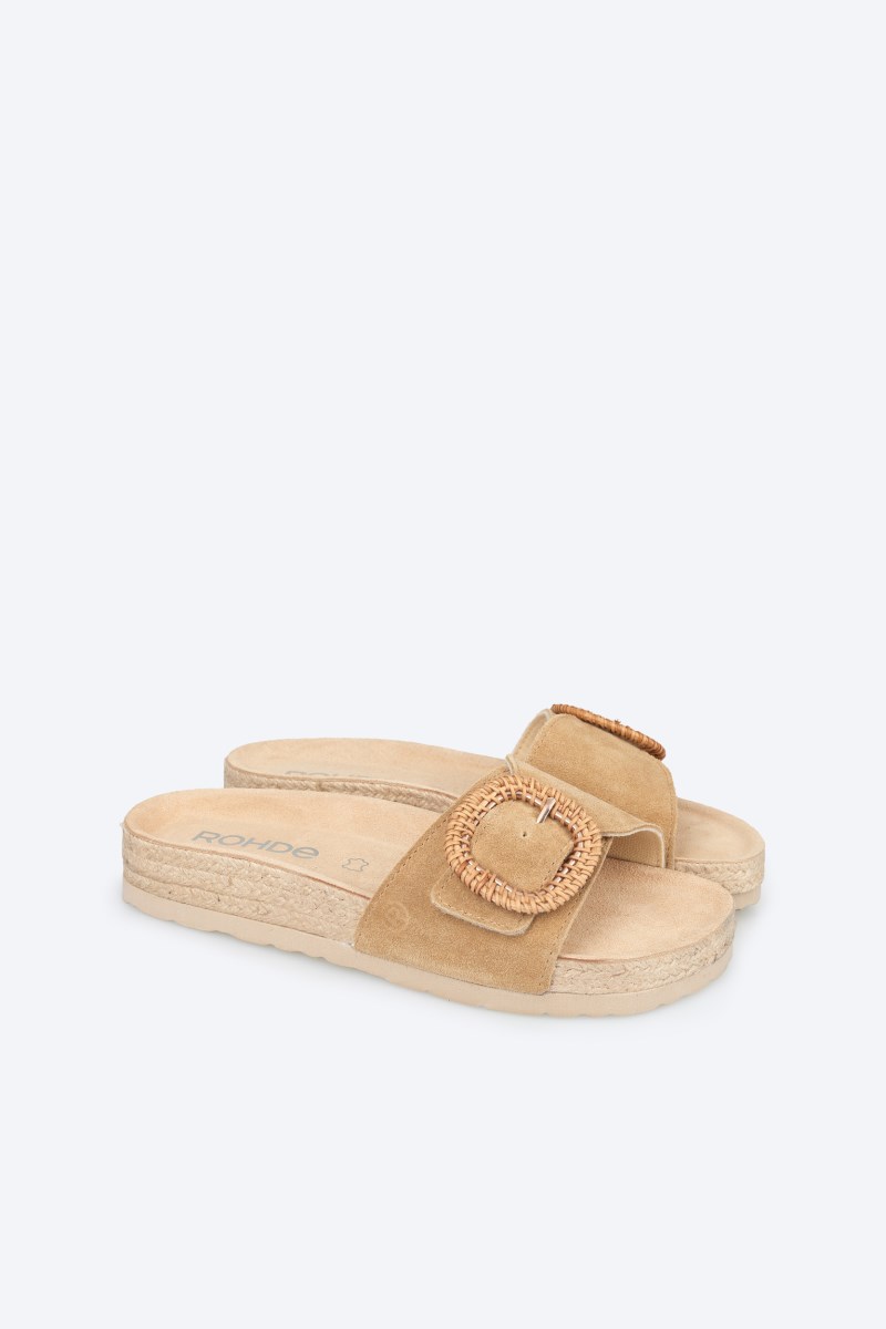 Rohde Matera Einriemer - Velours - Beige