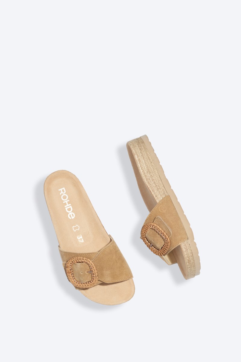 Rohde Matera Einriemer - Velours - Beige