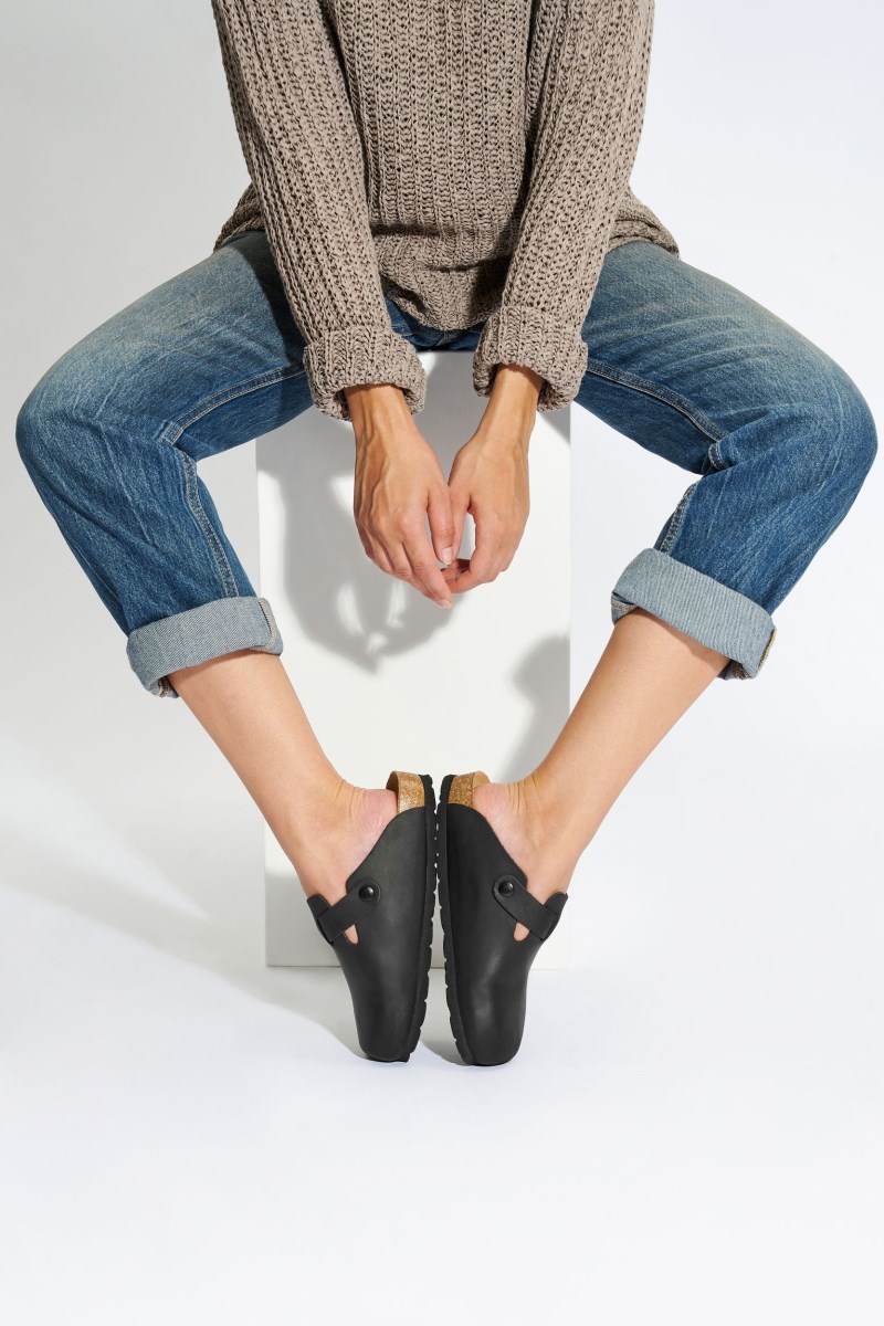 Rohde Alba Clog - Leder - Schwarz