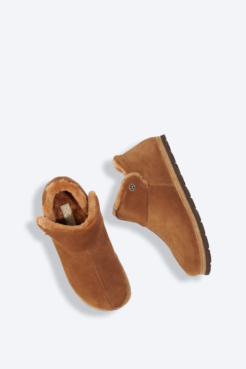 Rohde Gardena Bootie High - Lamm - Braun