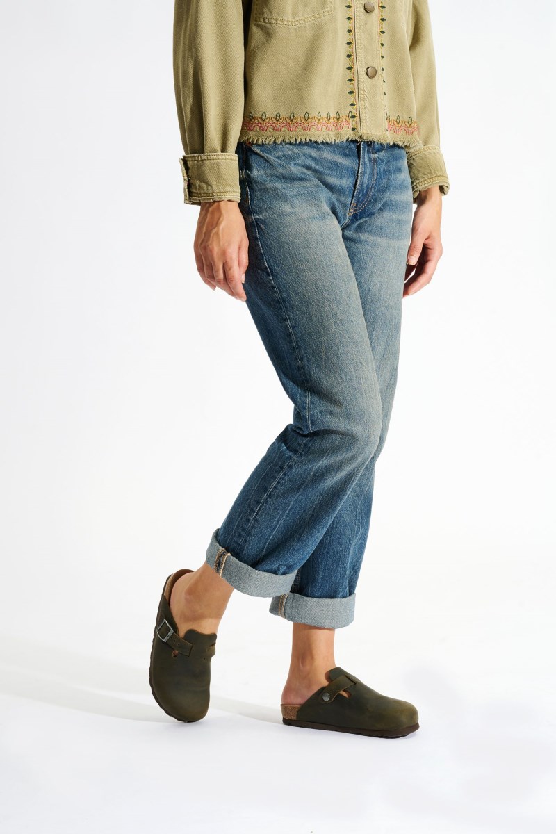 Rohde Alba Clog - Leder - Khaki