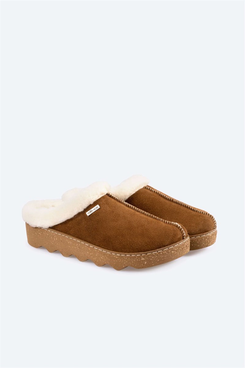 Rohde Foggia Clog - Velours - Braun