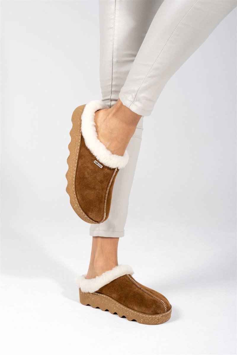 Rohde Foggia Clog - Velours - Braun