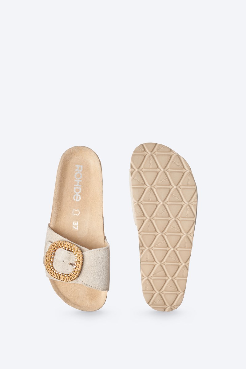 Rohde Matera Einriemer - Velours - Beige