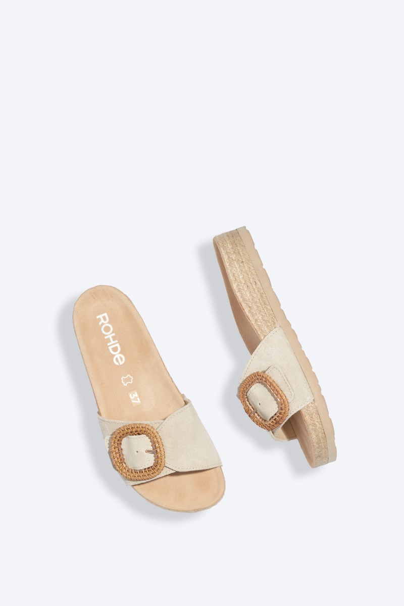 Rohde Matera Einriemer - Velours - Beige