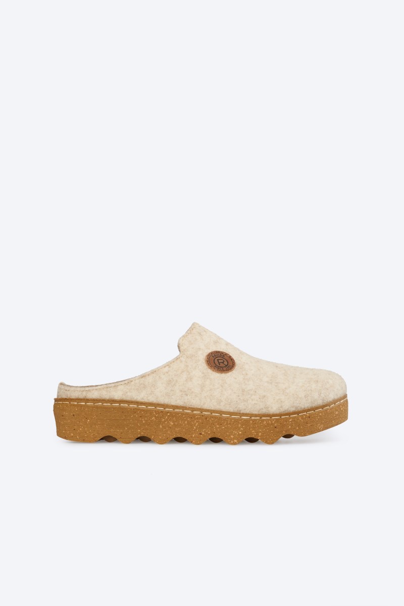Rohde Foggia Clog - Filz - Weiß