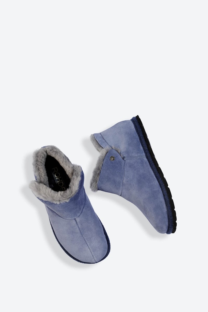 Rohde Gardena Bootie High - Lamm - Blau