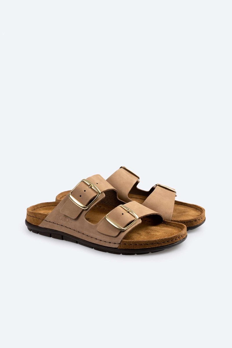 Rohde Rodigo Zweiriemer - Leder - Beige