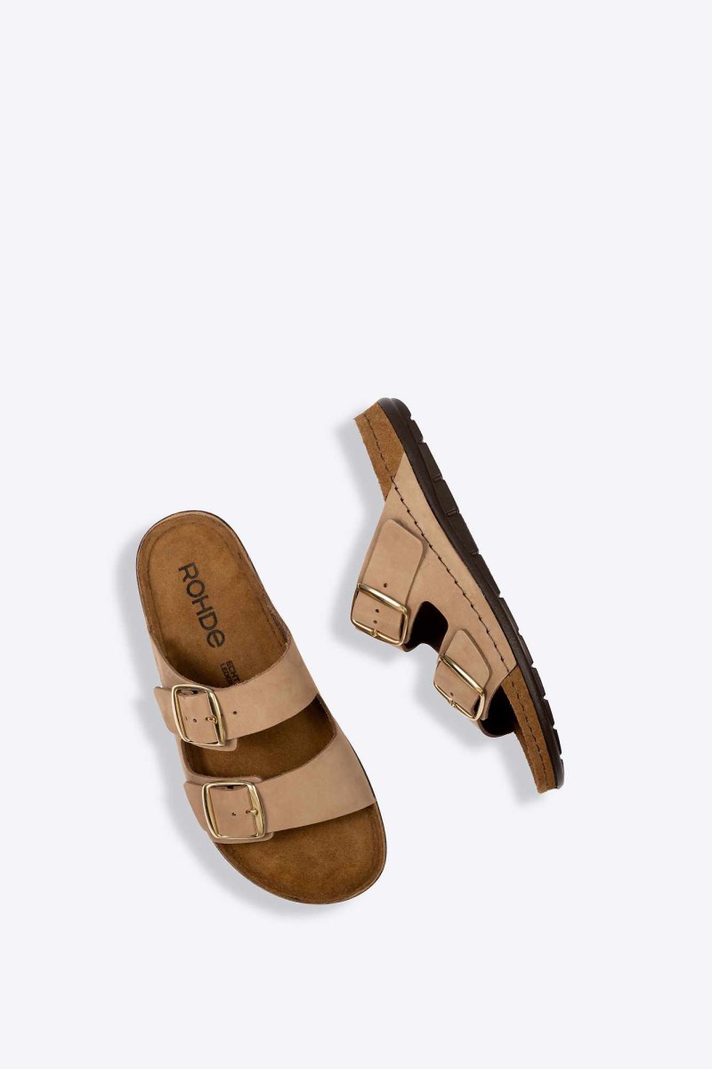 Rohde Rodigo Zweiriemer - Leder - Beige