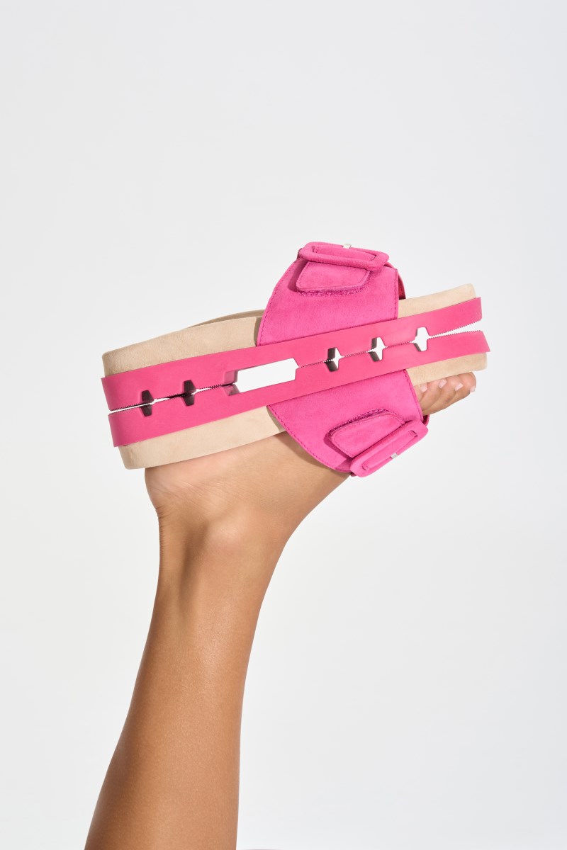 Rohde Venezia Einriemer - Velours - Pink