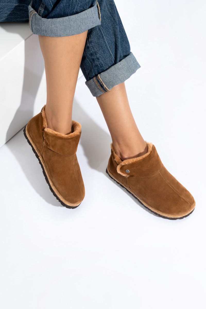 Rohde Gardena Bootie High - Lamm - Braun