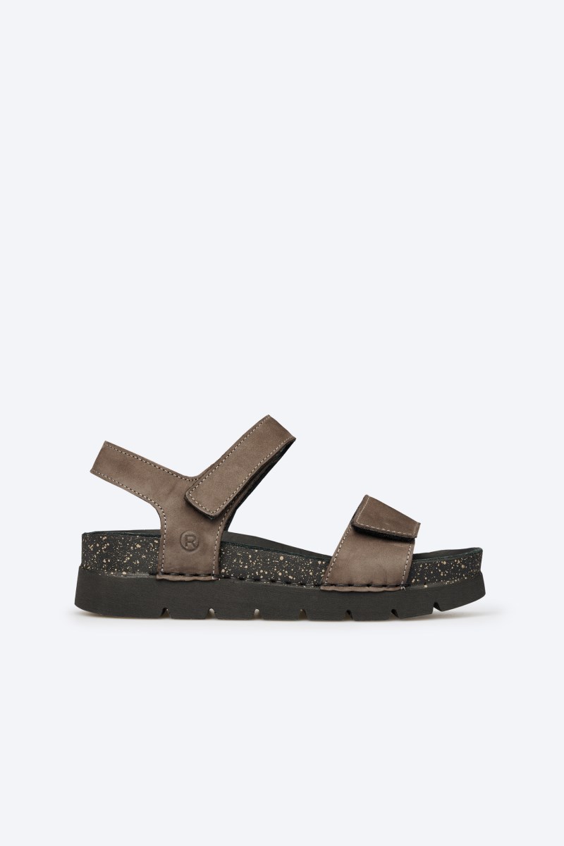 Rohde Latina Sandale - Leder - Grau