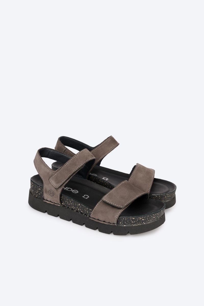 Rohde Latina Sandale - Leder - Grau