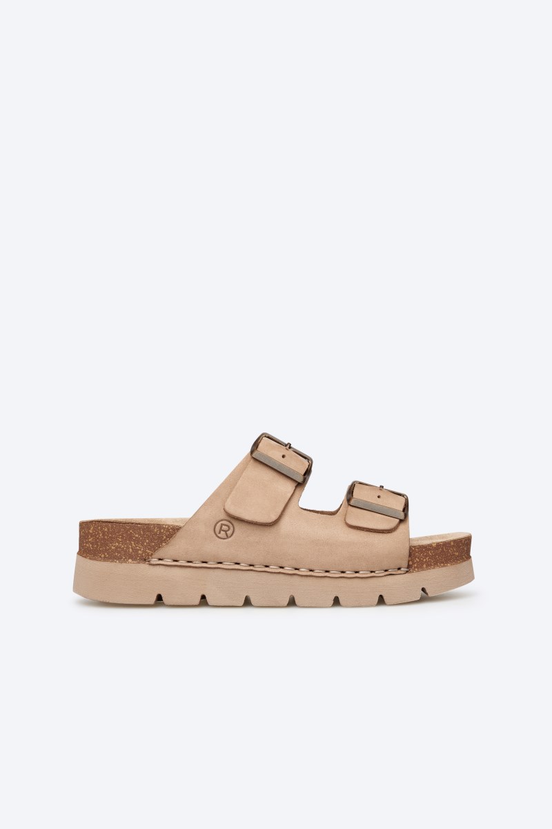 Rohde Latina Zweiriemer - Leder - Beige