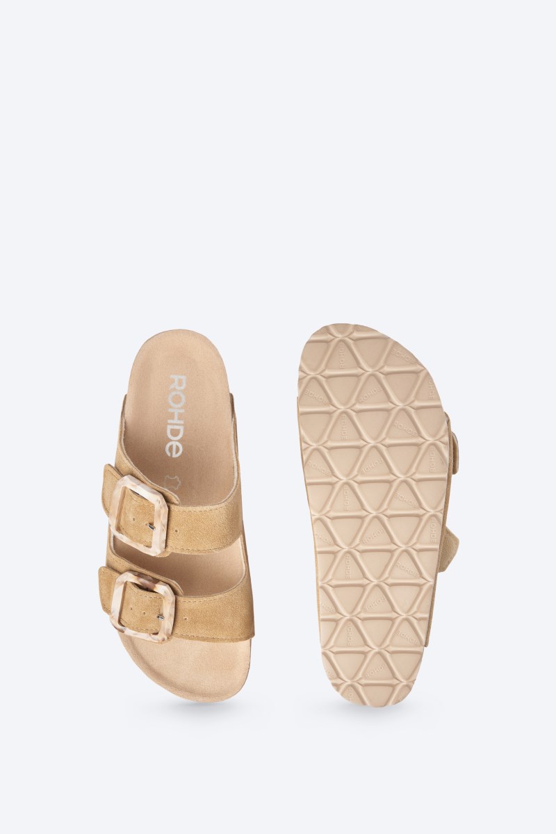 Rohde Matera Zweiriemer - Velours - Beige